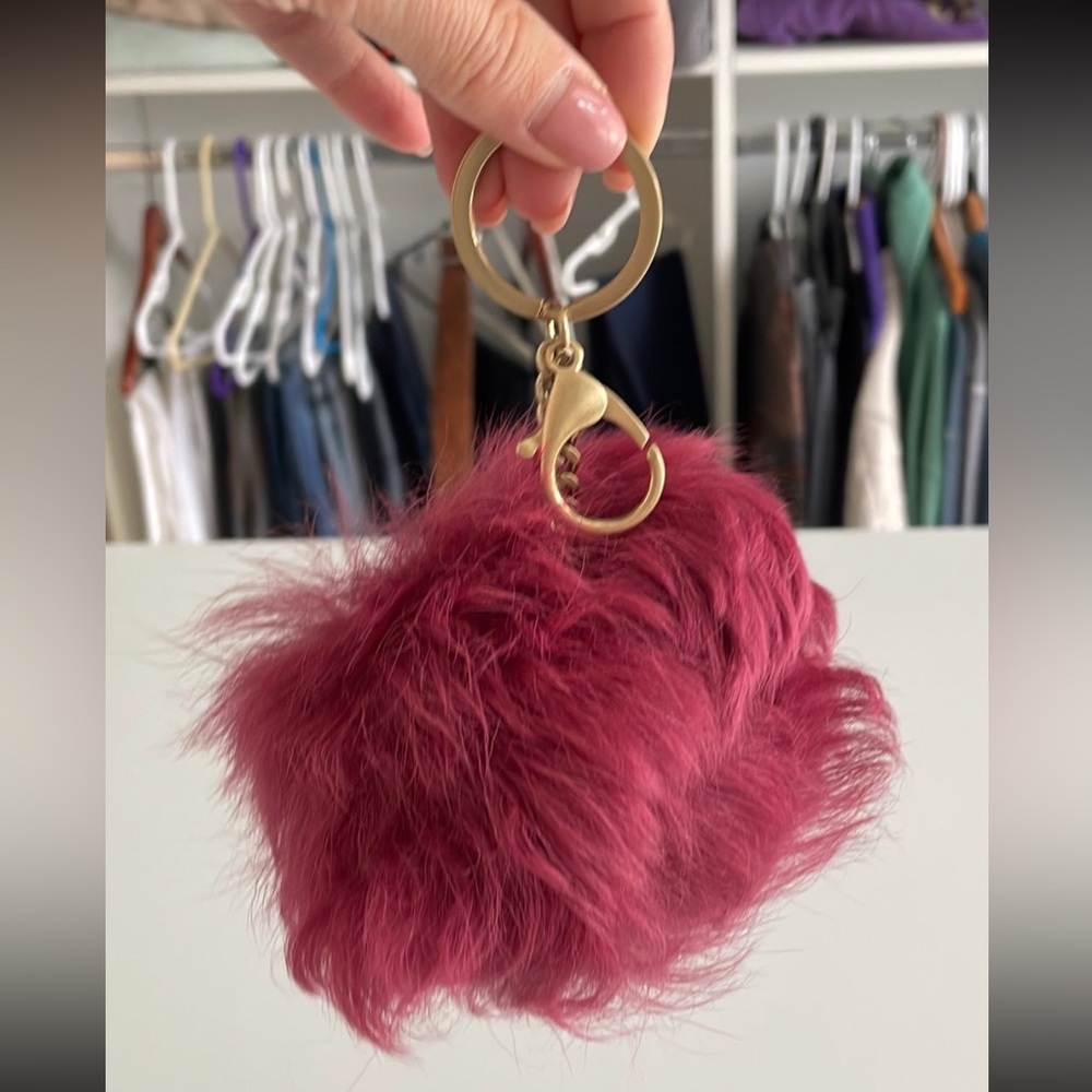 UGG Toscana sheepskin Pom Pom key chain